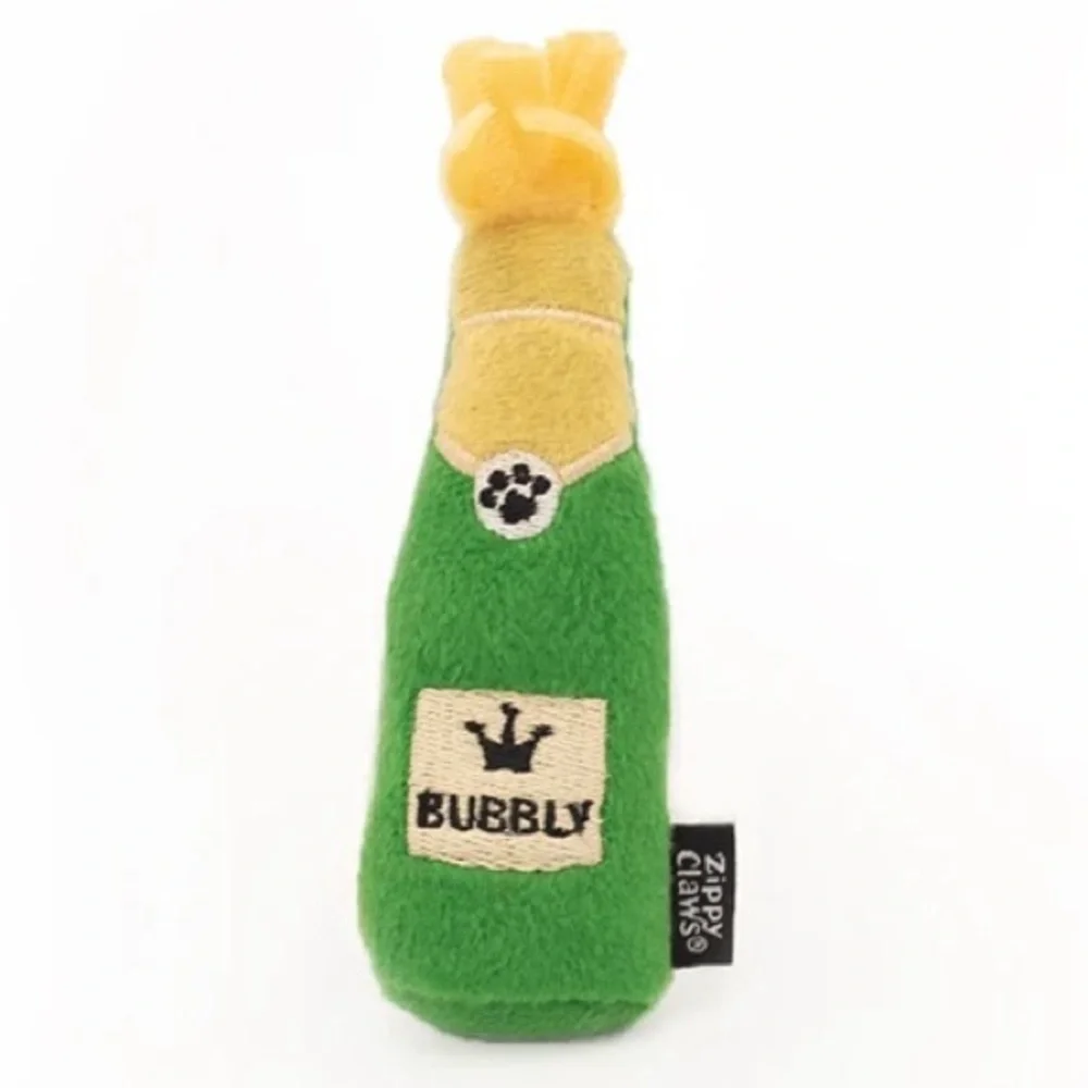 Bubbly Champagne Catnip Filled Cat Toy